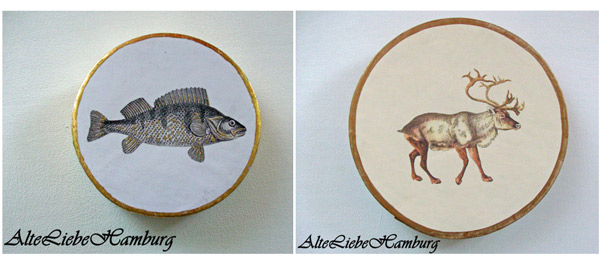 Runde-Schachteln Holzschachteln mit Motive im Shop AlteLiebeHamburg