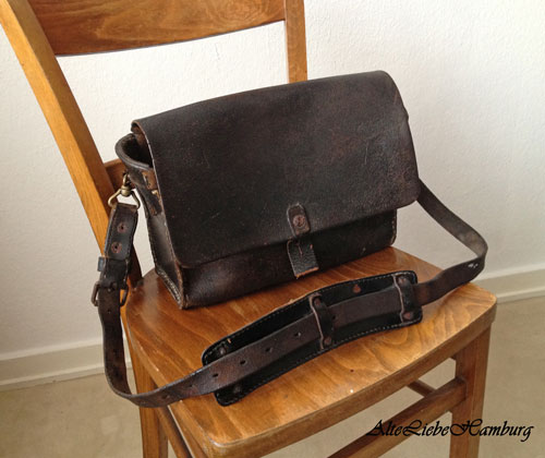 Alte Kutschertasche AlteLiebeHamburg