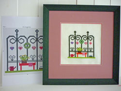 Rote-Gartenbank AlteLiebeHamburg