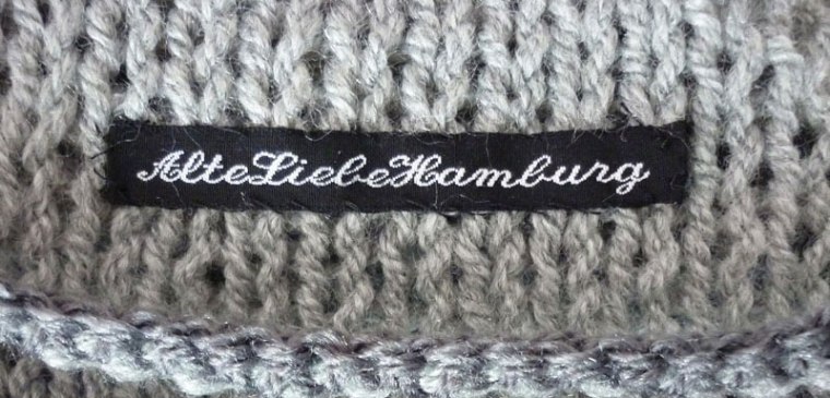 Strickdecken Label AlteLiebeHamburg