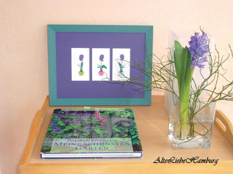 Kreuzstich 3 Hyazinthen