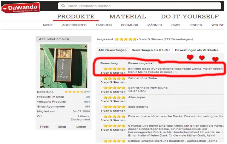 Kundenbewertung für neue Kuscheldecken 130cm x 180cm in Perlmuster