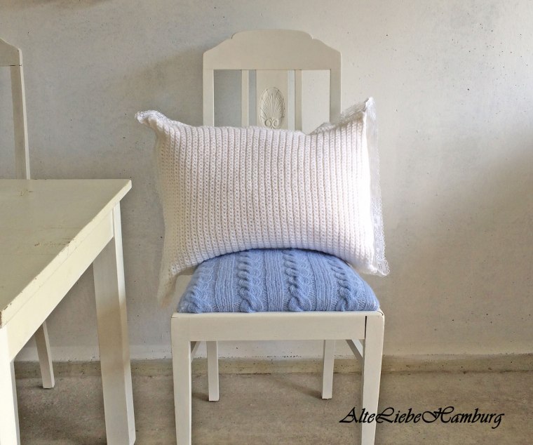 Kissenbezug aus Leinen und Wolle