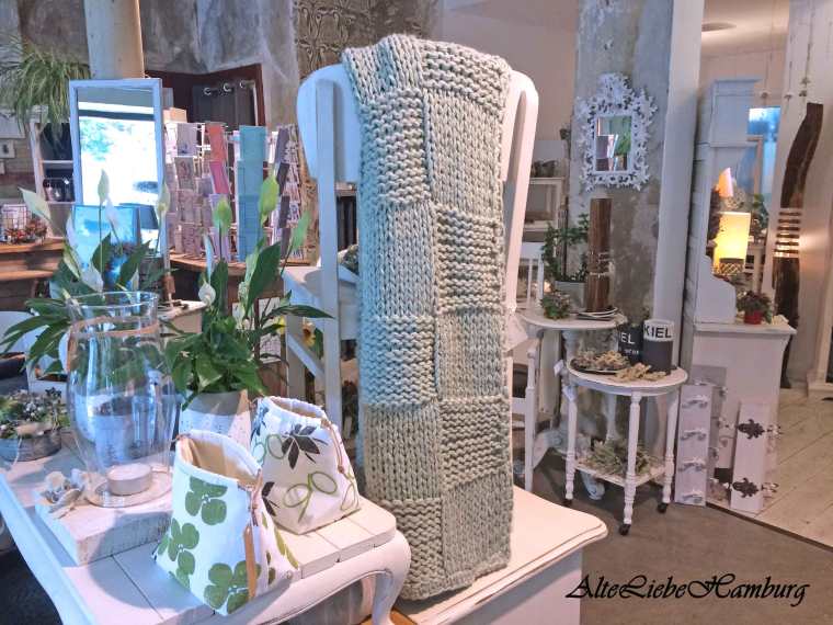 Handgestrickte Tagesdecken