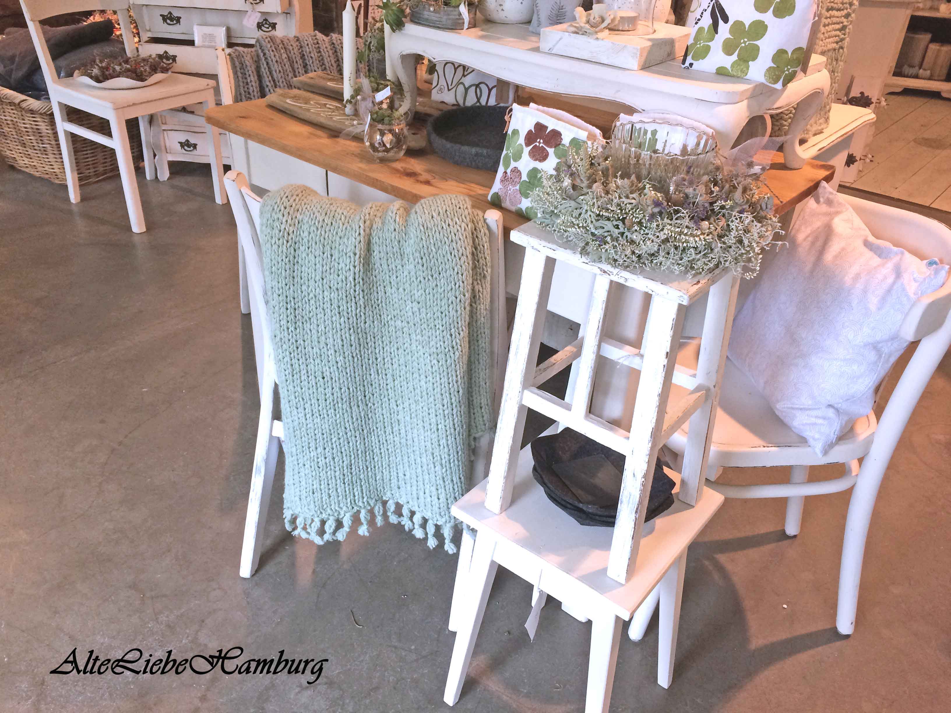 Handgestrickte Tagesdecken
