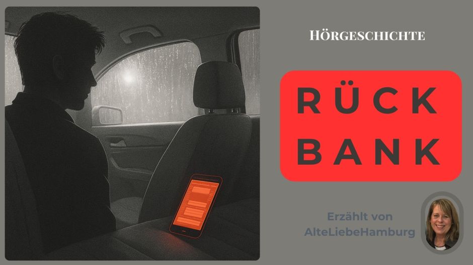 Ein Mann sitzt allein in seinem Auto und sieht auf sein smartphone.